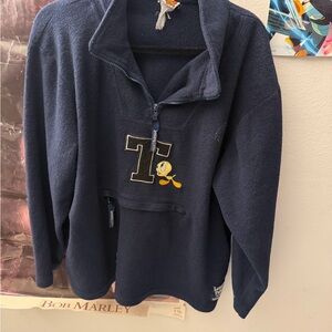 vintage looney tunes quarter zip